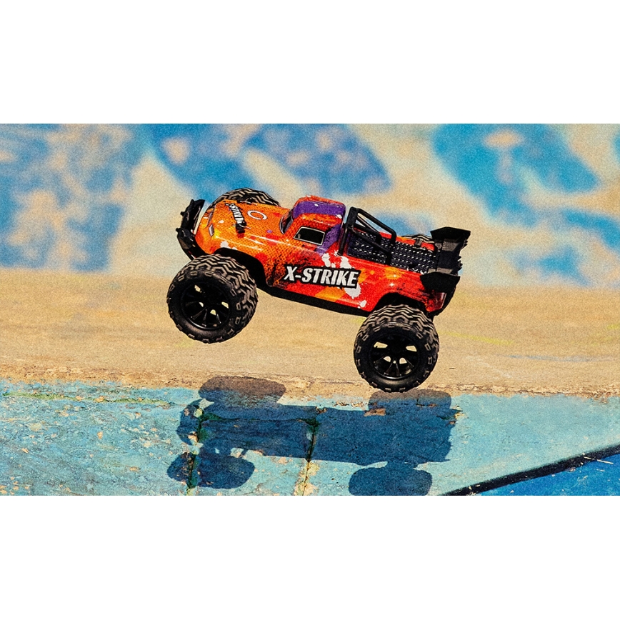 Overmax - tālvadāma RC automašīna X-STRIKE 3000 mAh melna/oranža