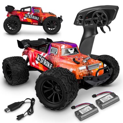 Overmax - tālvadāma RC automašīna X-STRIKE 3000 mAh melna/oranža