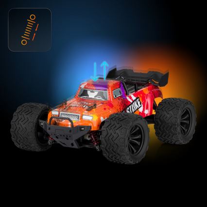 Overmax - tālvadāma RC automašīna X-STRIKE 3000 mAh melna/oranža