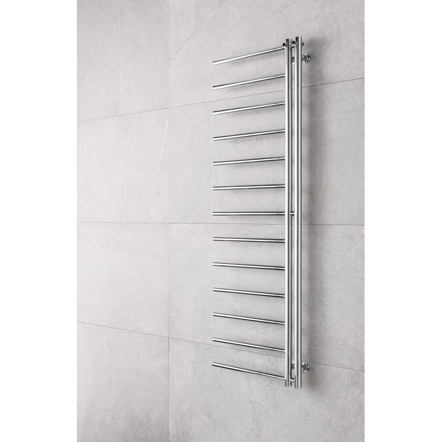 P.M.H. AP2C-L - Vannas istabas dvieļu žāvētājs APOLLO 219W 150 cm kreisais/glancēts hroms