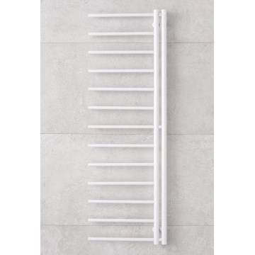 P.M.H. AP2W-L - Vannas istabas kāpņu tipa dvieļu radiators APOLLO 346W 150 cm labais/balts