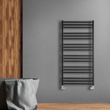 P.M.H. AV4B - Vannas istabas dvieļu radiators AVENTO 567W 121 cm melns