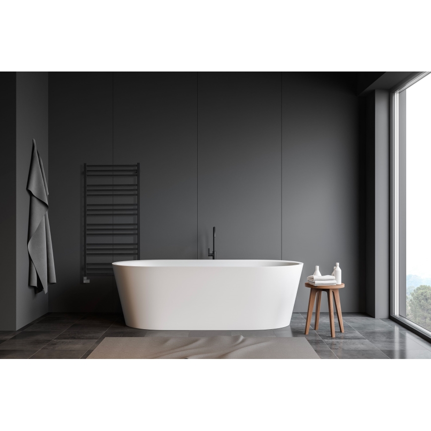 P.M.H. AV4B - Vannas istabas dvieļu radiators AVENTO 567W 121 cm melns