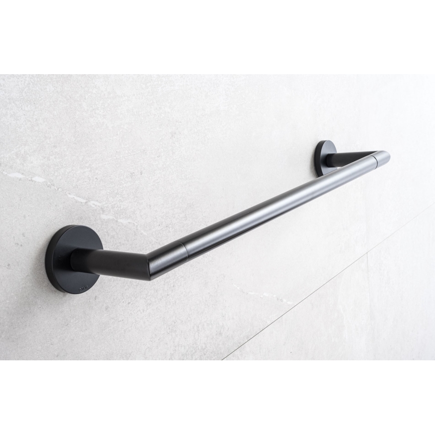 P.M.H. IN1B-L - Elektriskais dvieļu žāvētājs INGA 17W/230V 85,9 cm IP44 kreisais/melnais