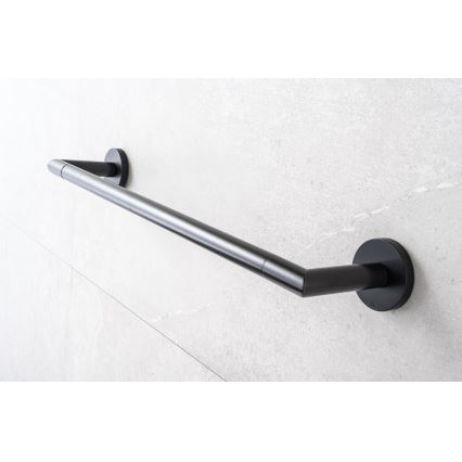 P.M.H. IN1B-R - Elektriskais dvieļu žāvētājs INGA 17W/230V 85,9 cm IP44 labais/melns