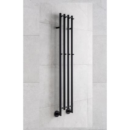 P.M.H. MO1B-R - Elektriskais dvieļu žāvētājs MONA 93W/230V 153,3 cm IP44 melns