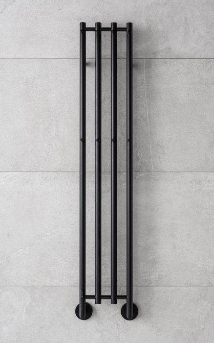 P.M.H. MO1B-RK - Elektriskais dvieļu žāvētājs MONA 93W/230V 153,3 cm IP44 melns