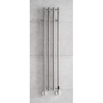 P.M.H. MO1SS-L - Elektriskais dvieļu žāvētājs MONA 93W/230V 153,3 cm IP44 pulēts nerūsējošais tērauds