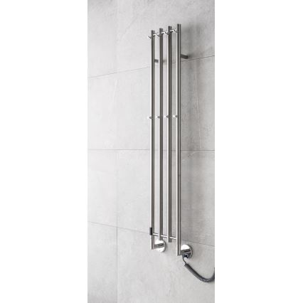 P.M.H. MO1SS-LK - Elektrisks dvieļu žāvētājs MONA 93W/230V 153,3 cm IP44 no pulēta nerūsējošā tērauda