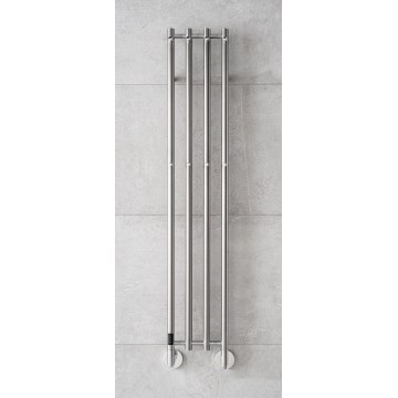 P.M.H. MO1SS-LK - Elektrisks dvieļu žāvētājs MONA 93W/230V 153,3 cm IP44 no pulēta nerūsējošā tērauda