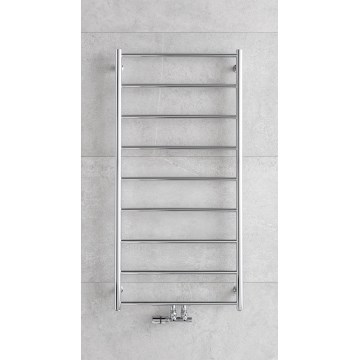 P.M.H. NS4C-M - Vannas istabas kāpņveida dvieļu radiators NAAS 222W 121 cm spīdīgs hroms