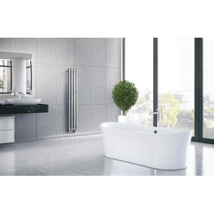 P.M.H. PX2C/4 - Vannas istabas dvieļu žāvētājs PLUTO X 350W 150 cm spīdīgs hromēts pārklājums