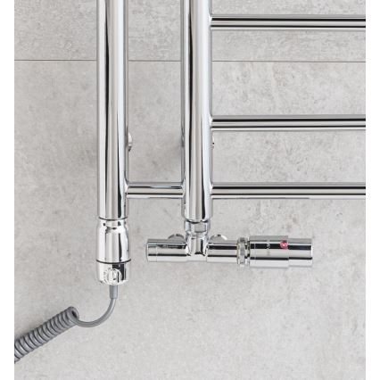 P.M.H. T2C - Vannas istabas dvieļu radiators THEIA 352W 154 cm labais/pulēts hroms