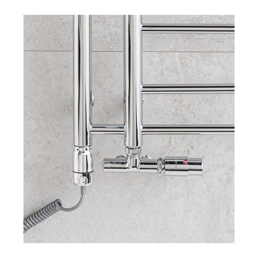P.M.H. T2C - Vannas istabas dvieļu radiators THEIA 352W 154 cm labais/pulēts hroms