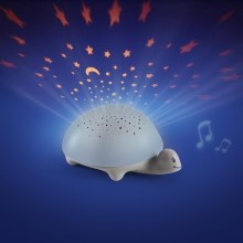 PABOBO - Projektors ar melodiju turtle 3xAA