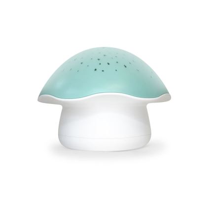 PABOBO - Projektors ar mūziku STAR MUSHROOM 3xAA zila