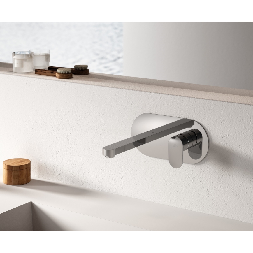 Paffoni - CANDY izlietnes jaucējkrāns iebūvei, spīdīgs hroms