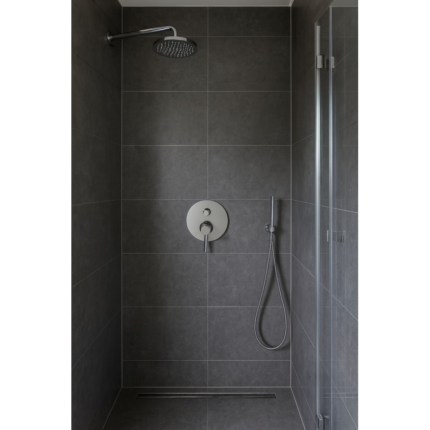 Paffoni - Dušas jaucējkrāns iebūvei LIGHT, spīdīgs hroms