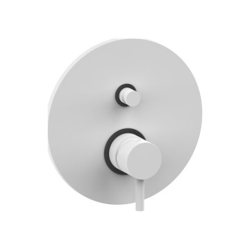 Paffoni - Dušas jaucējkrāns LIGHT iebūvēšanai, matēta balta
