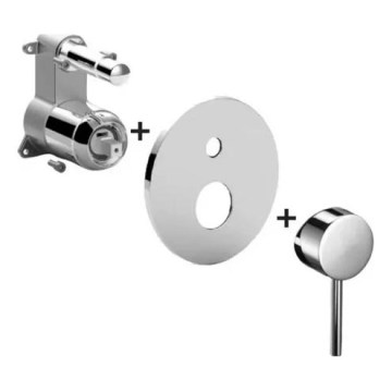 Paffoni - Dušas jaucējkrāns slēptai uzstādīšanai LIGHT spīdīgs hroms