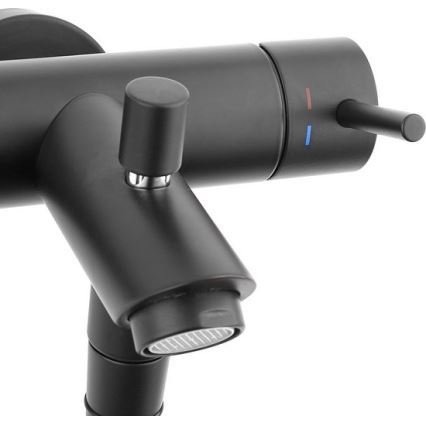 Paffoni - iebūvējamā duša ROUND melna