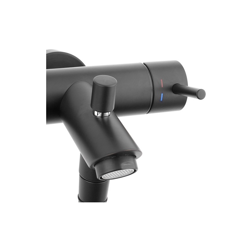 Paffoni - iebūvējamā duša ROUND melna