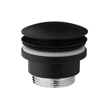 Paffoni - izlietnes aizbīdnis RINGO WEST Ø 63,5 mm melns