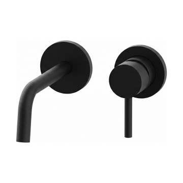 Paffoni - izlietnes jaucējkrāns iebūvētai instalācijai LIGHT, melns