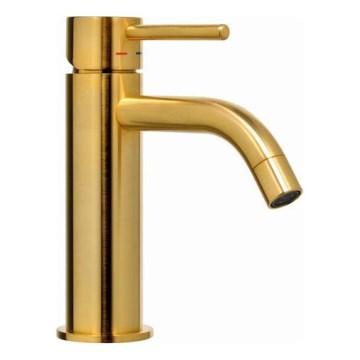 Paffoni - izlietnes jaucējkrāns LIGHT ar matētu zelta apdari