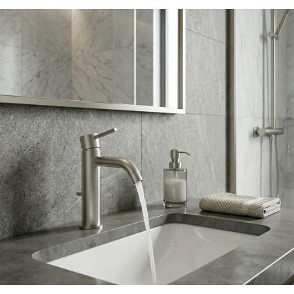 Paffoni - izlietnes jaucējkrāns LIGHT, nerūsējošā tērauda