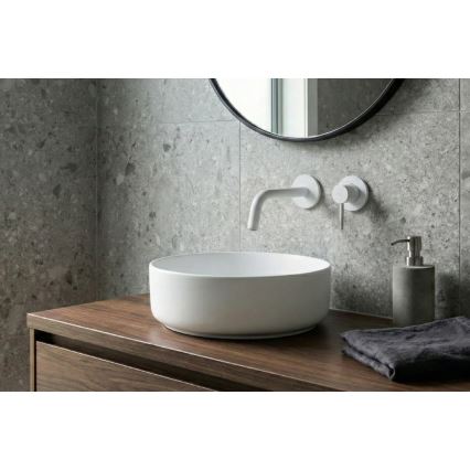 Paffoni - izlietnes jaucējkrāns slēptai uzstādīšanai LIGHT, balts