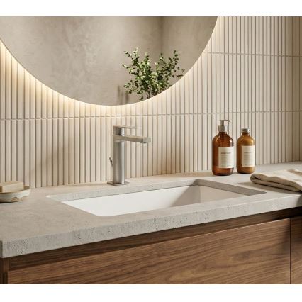 Paffoni - izlietnes jaucējkrāns TANGO ar aizbīdni, no nerūsējošā tērauda