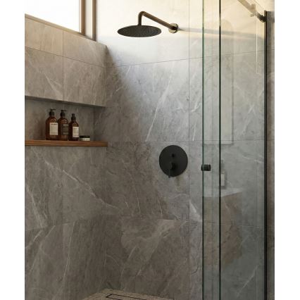 Paffoni - LIGHT iebūvējamais dušas jaucējkrāns, melns