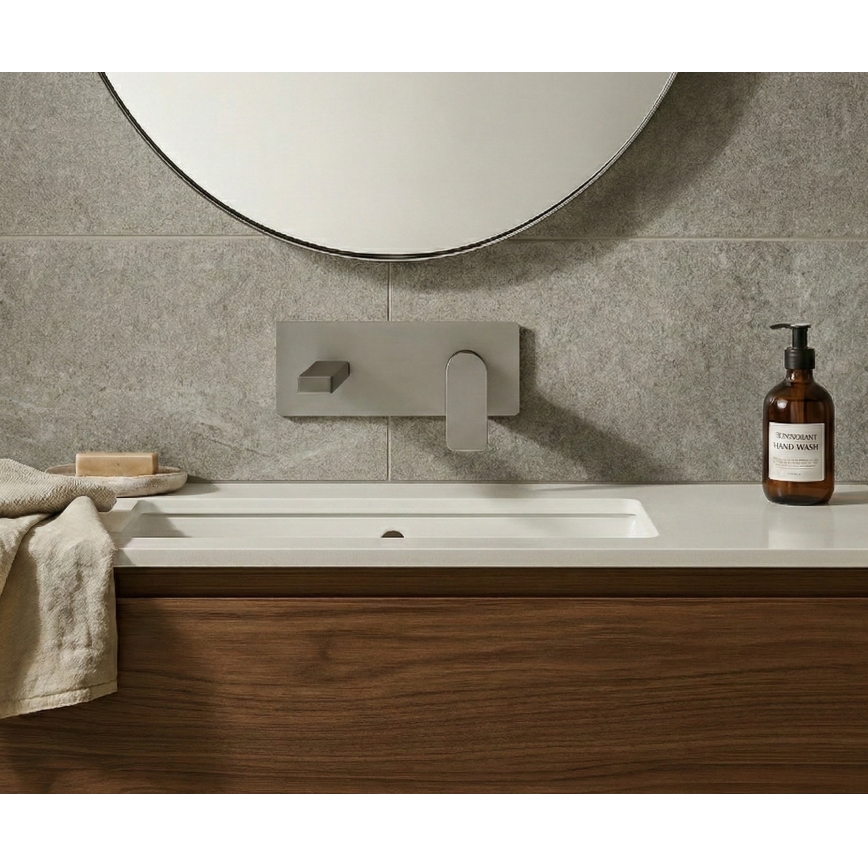 Paffoni - TANGO iebūvējams izlietnes jaucējkrāns, nerūsējošā tērauda