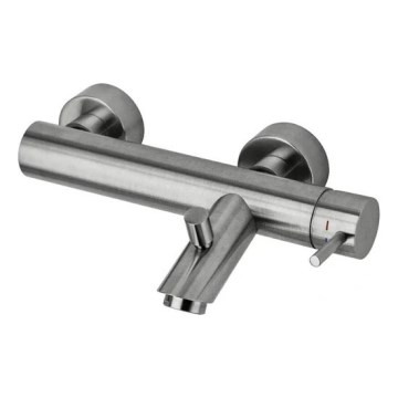 Paffoni - vannas jaucējkrāns LIGHT nerūsējošā tērauda