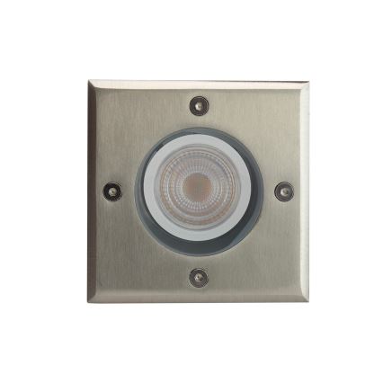 Pagalma lampa LUKKA CONNECT 1xGU10/4W/230V IP67 matēts hroms leņķa