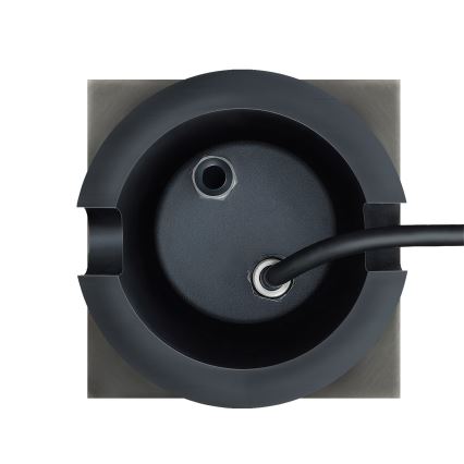Pagalma lampa LUKKA CONNECT 1xGU10/4W/230V IP67 matēts hroms leņķa