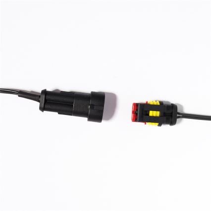 Pagarinājuma LED āra Ziemassvētku virtene CONE FILAMENT 20xE10 14m caurspīdīga/silti balta IP44, Made in the EU