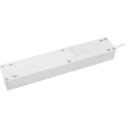 Pagarināmais kabelis ar slēdzi 1,8 m + 4x USB/Wi-Fi Tuya SCHUKO