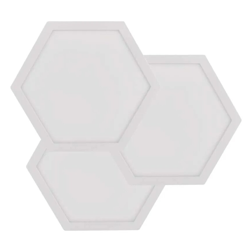 KOMPLEKTS 3x LED RGBIC+CCT Aptumšojams panelis - paplašinājums 3xLED/1,8W/230V Wi-Fi Tuya
