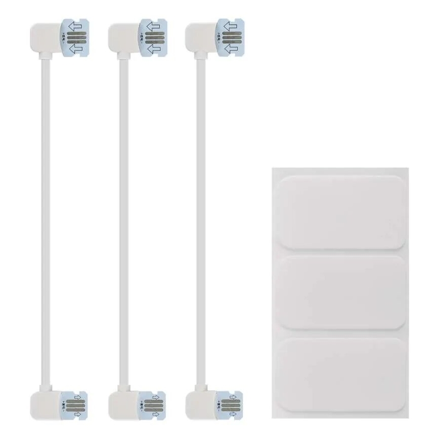 KOMPLEKTS 3x LED RGBIC+CCT Aptumšojams panelis - paplašinājums 3xLED/1,8W/230V Wi-Fi Tuya