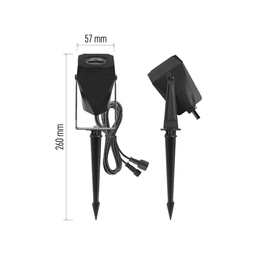 LED RGBIC Aptumšojama āra lampa GoSmart - paplašinājums LED/1,5W/230V 3000-6500K IP65 Wi-Fi Tuya