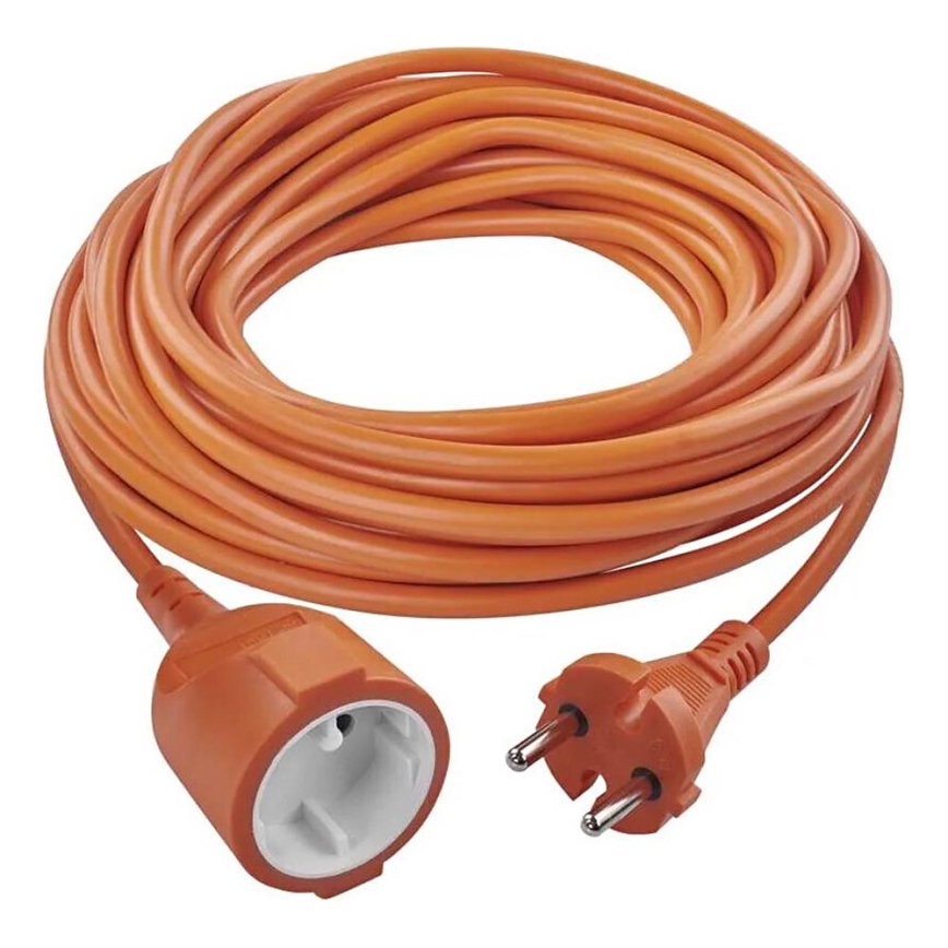 Pagarinātāja vads 1Z 20m oranža