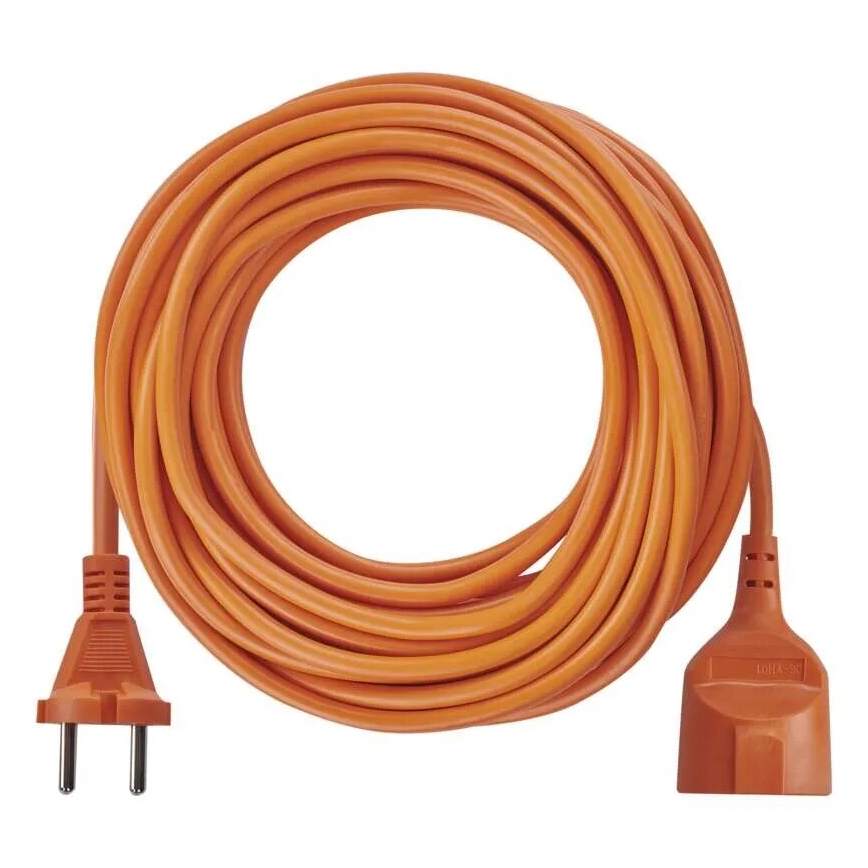 Pagarinātāja vads 1Z 20m oranža