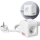 Pagarinātāja vads kubs ar slēdzi LINEA 3x230V + 4xUSB A/C balta