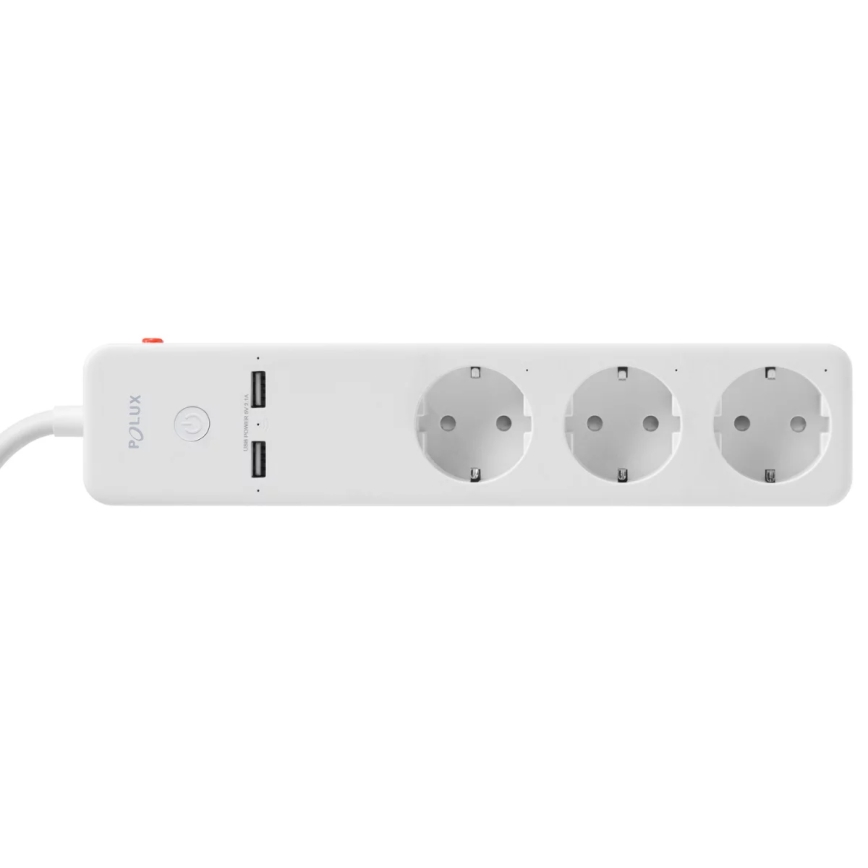 Pagarinātāja vads SMART ar slēdzi 1,5m + 2xUSB/Wi-Fi Tuya SCHUKO