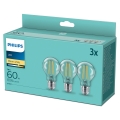 PAKA 3x LED Spuldze VINTAGE Philips A60 E27/7W/230V 2,700K