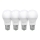 PAKA 4x LED Spuldze ECOLINE A60 E27/10W/230V 4,000K - Brilagi