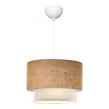 Pakabināms gaismeklis AYD 1xE27/15W/230V bēšs/balts
