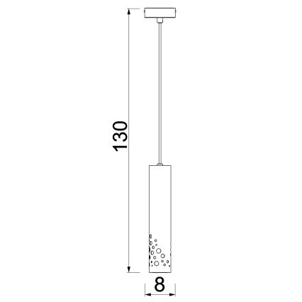Pakaramā griestu lampa ALTRO 1xGU10/8W/230V bēša